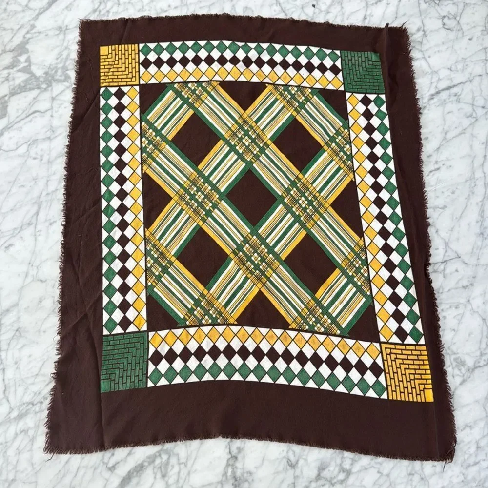 Vintage 60’s - 70’s Scarf Neck Tie Accessory 25x31”